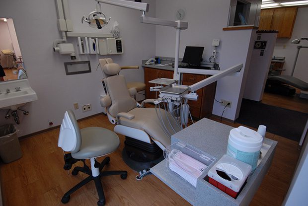 Inside the procedure area of Laurelhust Fanily Dentistry